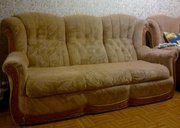 Диван 3ёх-местный,  2ух-местн.,  кресло. Б/у мягкая мебель продам. Тольятти
